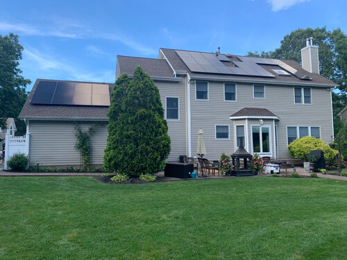 Rooftop solar array